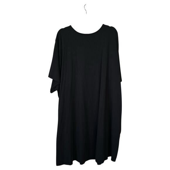 UNIVERSAL STANDARD Halie T-Shirt Dress Black Plus Size 3XL Womens 34-36 Comfy - Picture 3 of 7
